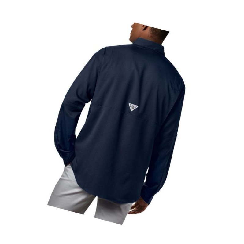 Columbia PFG Tamiami II Long Sleeve Gömlek Erkek Lacivert | 95401-HKTU