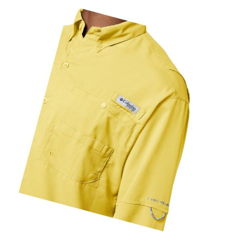 Columbia PFG Tamiami II Long Sleeve Gömlek Erkek Turuncu | 35208-COPU