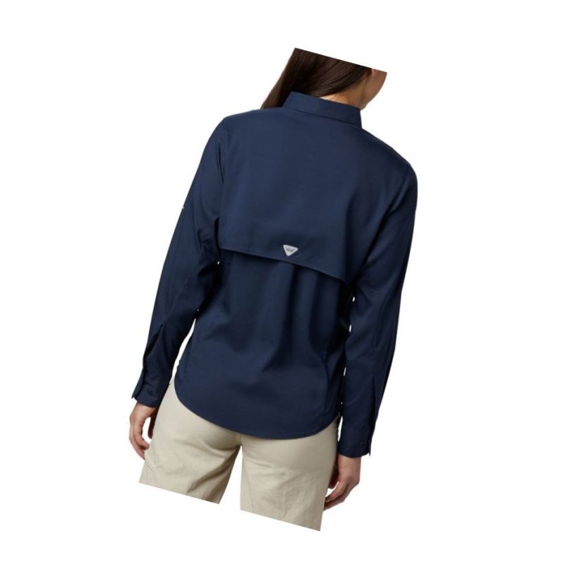 Columbia PFG Tamiami II Long Sleeve Gömlek Kadın Lacivert | 31906-QVSG