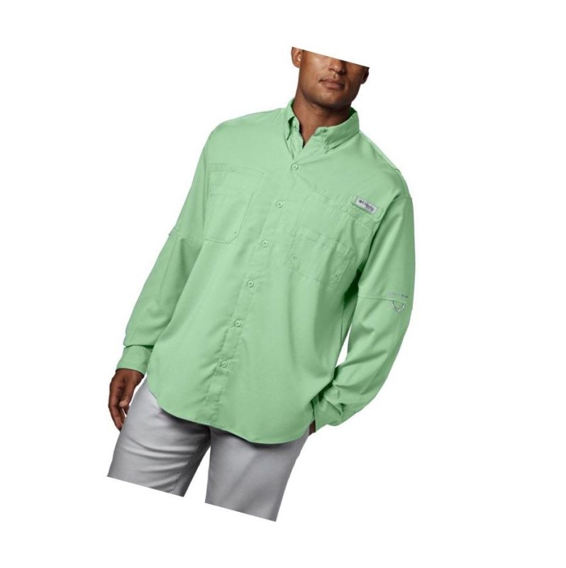 Columbia PFG Tamiami II Long Sleeve Gömlek Erkek Yeşil | 31208-MNVB