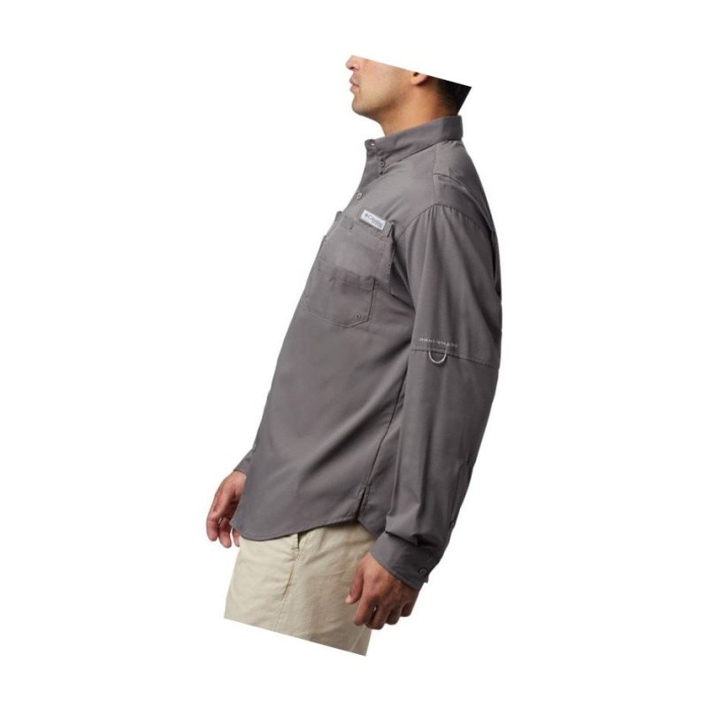 Columbia PFG Tamiami II Long Sleeve Gömlek Erkek Gri | 25394-DFLT