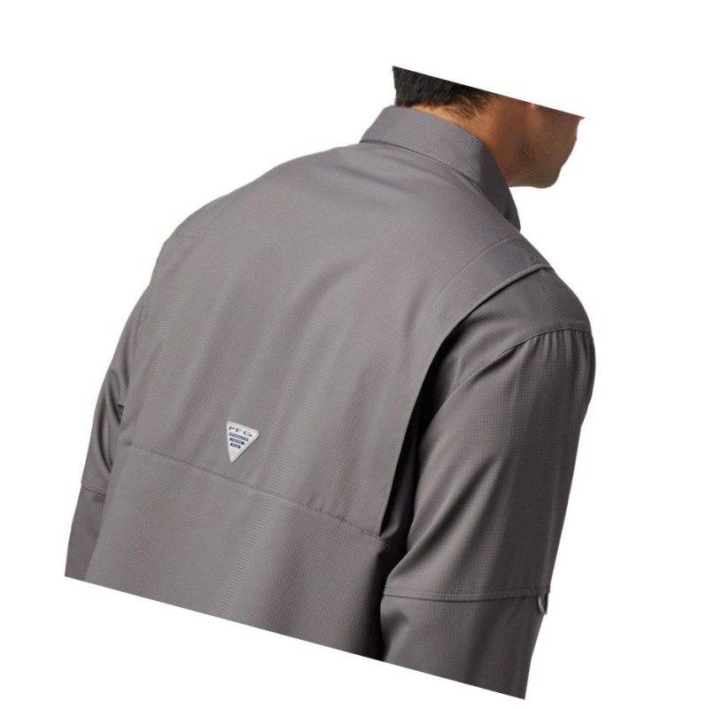Columbia PFG Tamiami II Long Sleeve Gömlek Erkek Gri | 25394-DFLT