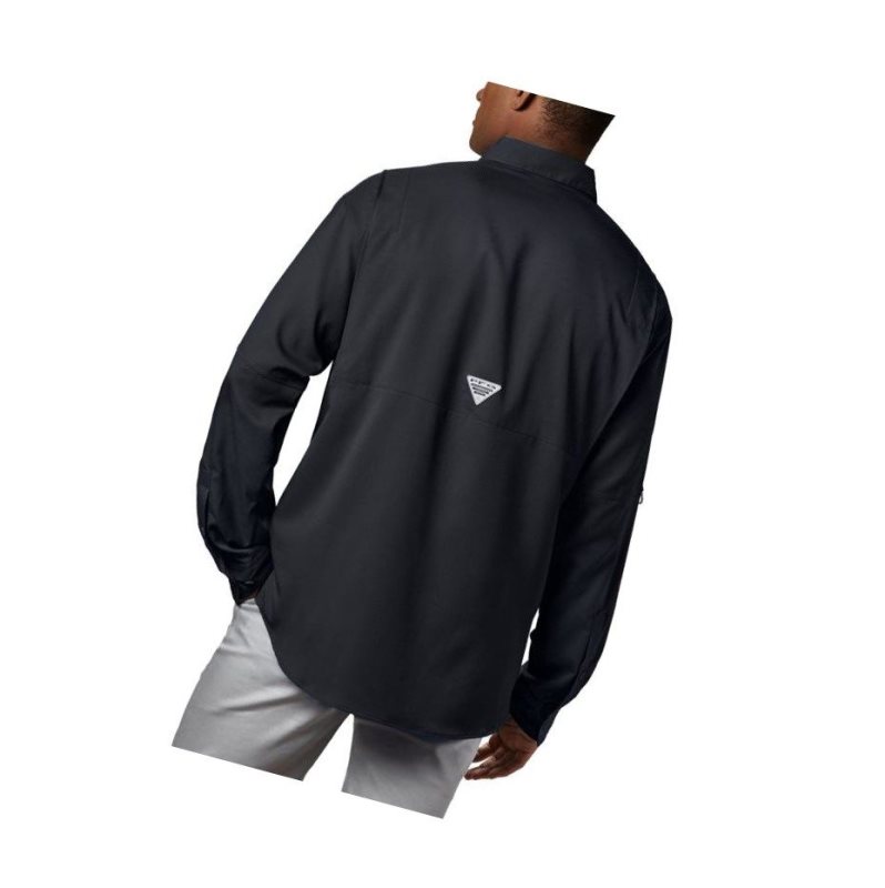 Columbia PFG Tamiami II Long Sleeve Gömlek Erkek Siyah | 19370-DNZI