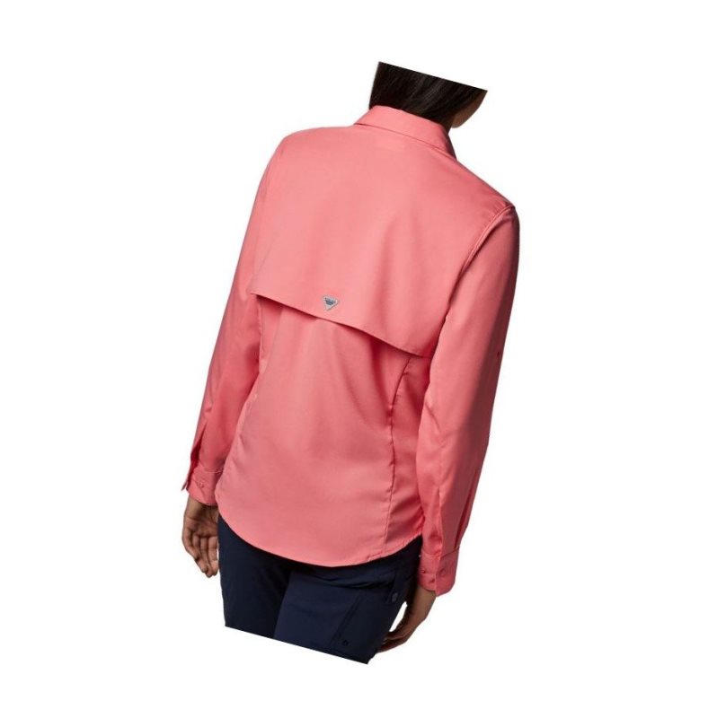 Columbia PFG Tamiami II Long Sleeve Gömlek Kadın Pembe | 85701-FHPU