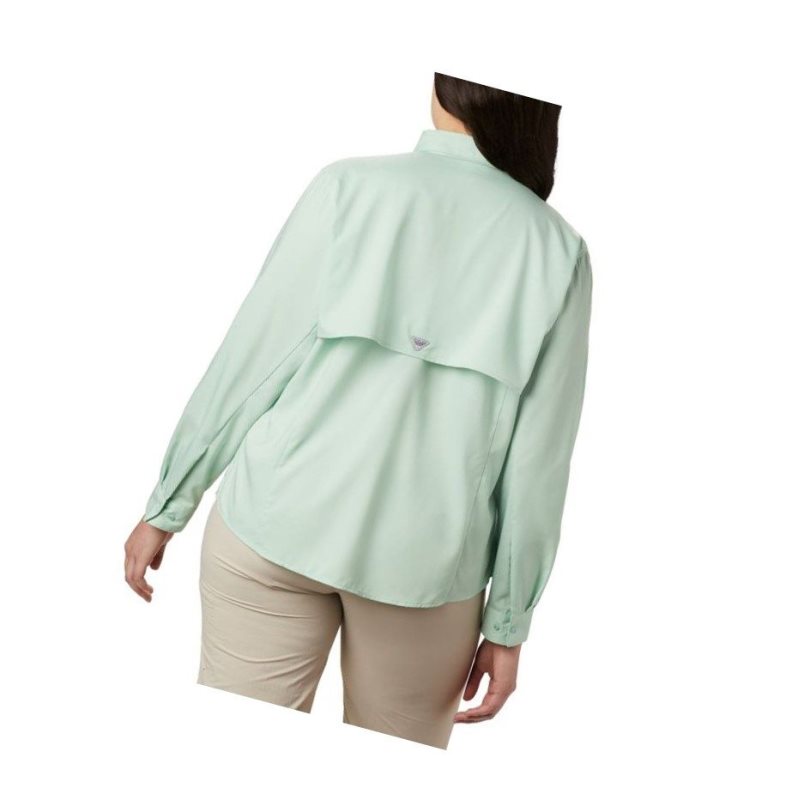Columbia PFG Tamiami II Long Sleeve Plus Size Gömlek Kadın Nane | 36209-PZWB