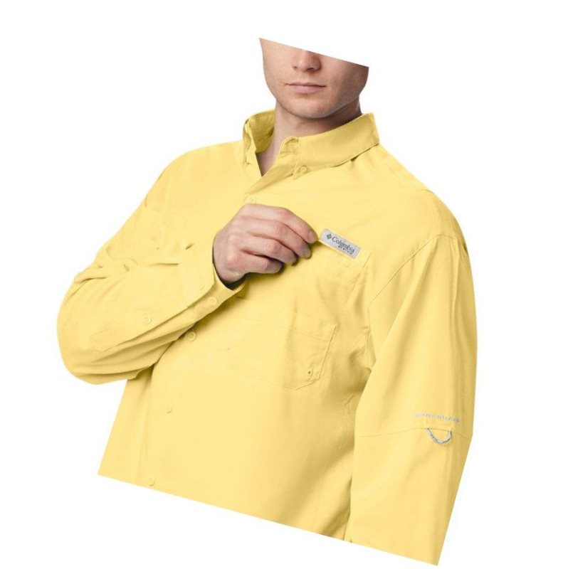 Columbia PFG Tamiami II Long Sleeve Tall Gömlek Erkek Turuncu | 97401-XWOI