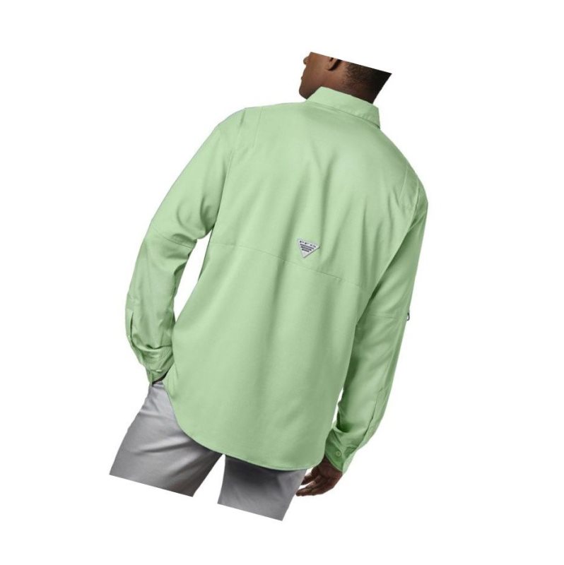 Columbia PFG Tamiami II Long Sleeve Tall Gömlek Erkek Yeşil | 49230-LZGN