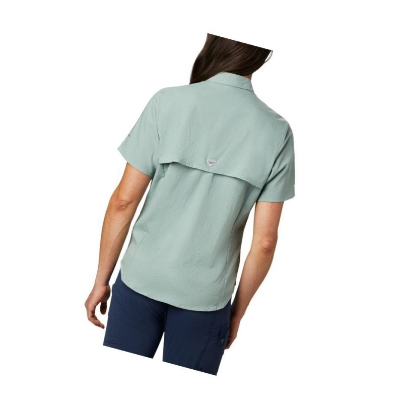 Columbia PFG Tamiami II Short Sleeve Gömlek Kadın Açık Yeşil | 78219-XPYL