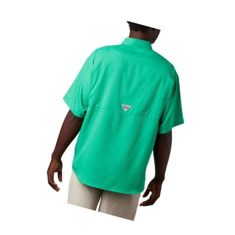Columbia PFG Tamiami II Short Sleeve Gömlek Erkek Açık Yeşil | 03521-TURD