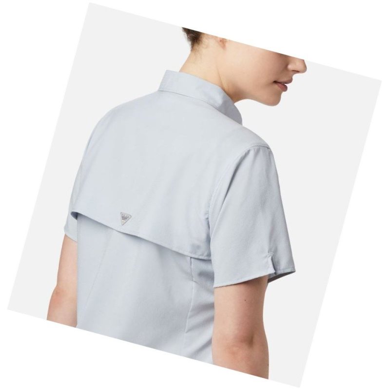 Columbia PFG Tamiami II Short Sleeve Gömlek Kadın Gri | 85340-JXPD