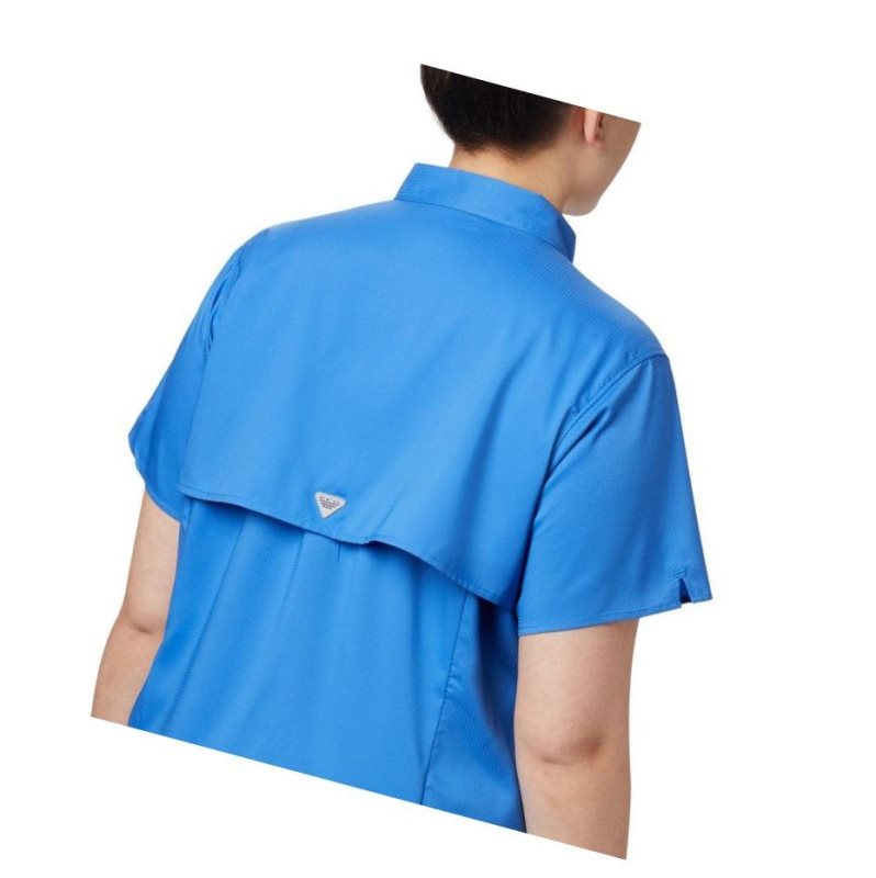 Columbia PFG Tamiami II Short Sleeve Plus Size Gömlek Kadın Mavi | 27398-MVTI