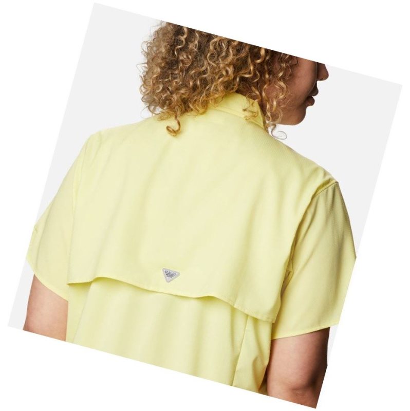 Columbia PFG Tamiami II Short Sleeve Plus Size Gömlek Kadın Turuncu | 23698-OLGV