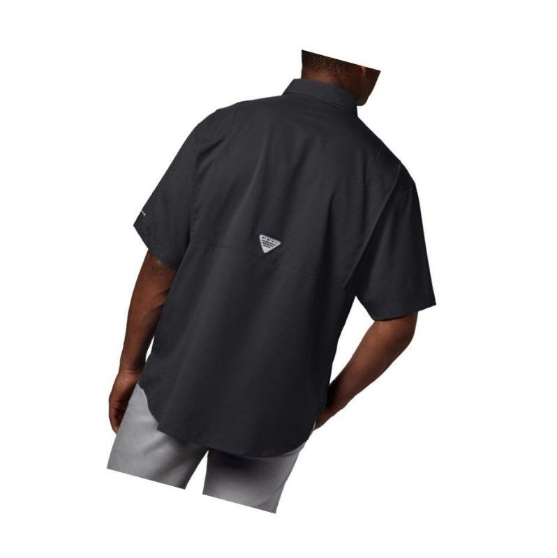 Columbia PFG Tamiami II Short Sleeve Tall Gömlek Erkek Siyah | 67392-IHXU
