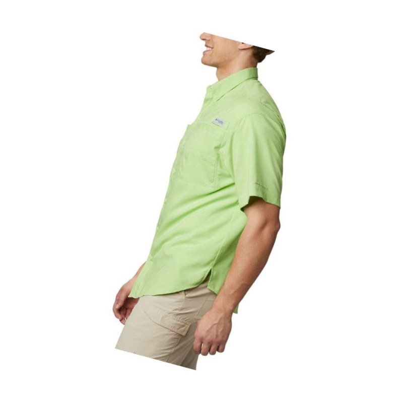 Columbia PFG Tamiami II Short Sleeve Tall Gömlek Erkek Açık Yeşil | 98167-INPH