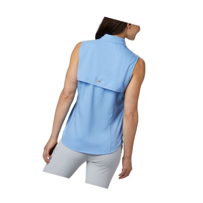 Columbia PFG Tamiami Sleeveless Gömlek Kadın Beyaz | 76193-HPVL