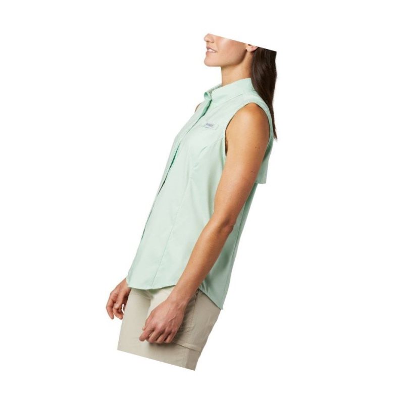 Columbia PFG Tamiami Sleeveless Gömlek Kadın Nane | 26357-TEUG