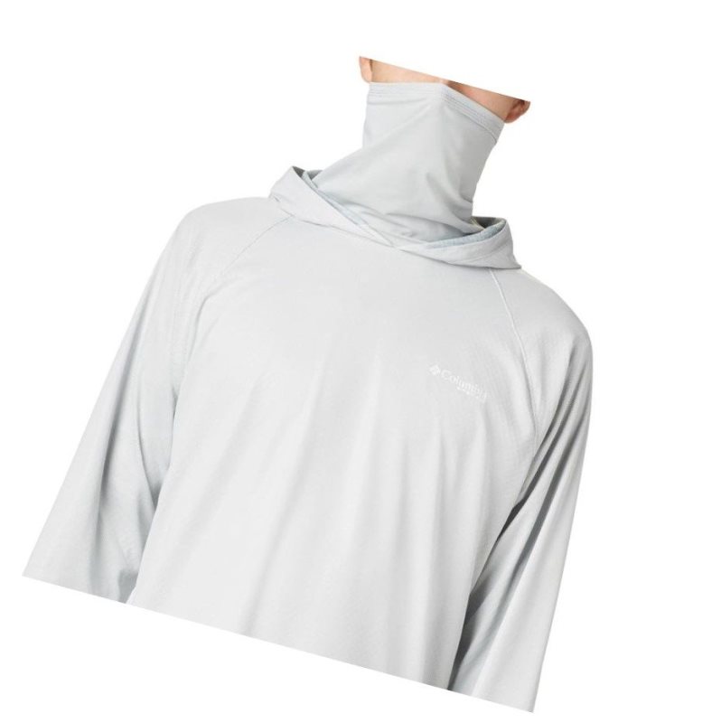 Columbia PFG Terminal Deflector Zero Kapşonlu Erkek Gri | 39074-CAMJ