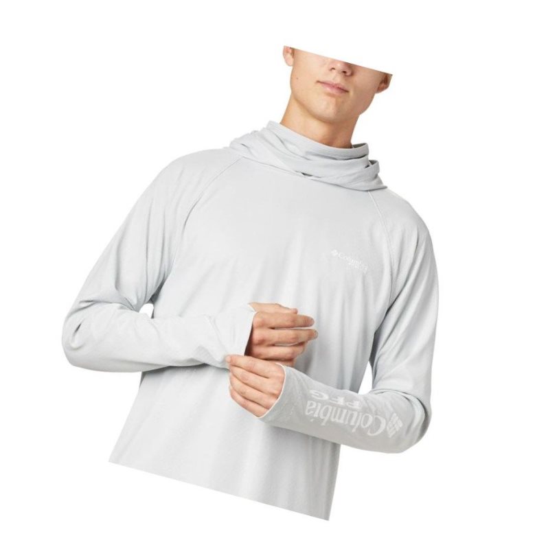 Columbia PFG Terminal Deflector Zero Kapşonlu Erkek Gri | 39074-CAMJ