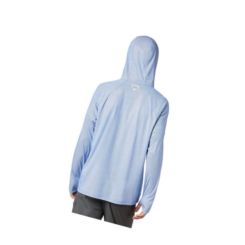 Columbia PFG Terminal Deflector Zero Kapşonlu Erkek Mavi | 03769-SXIL