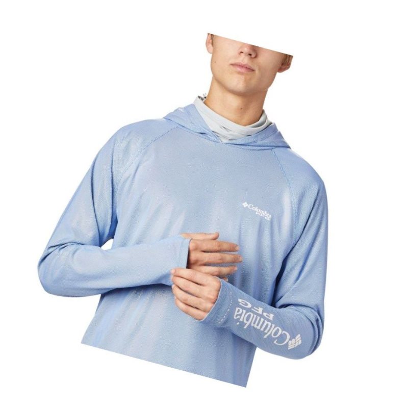 Columbia PFG Terminal Deflector Zero Kapşonlu Erkek Mavi | 03769-SXIL