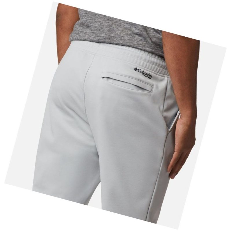 Columbia PFG Terminal Tackle Fleece Jogger Pantolon Erkek Gri Mavi | 18734-IYSC