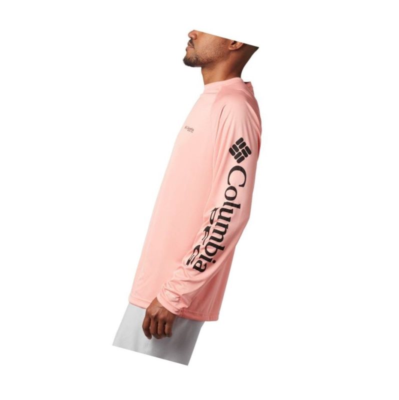 Columbia PFG Terminal Tackle Long Sleeve Sweatshirt Erkek Siyah | 75308-PNSM