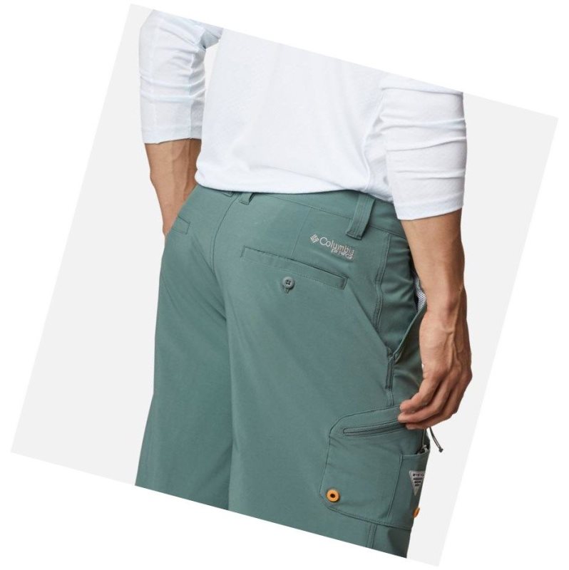 Columbia PFG Terminal Tackle Şort Erkek Mavi | 38695-POIH