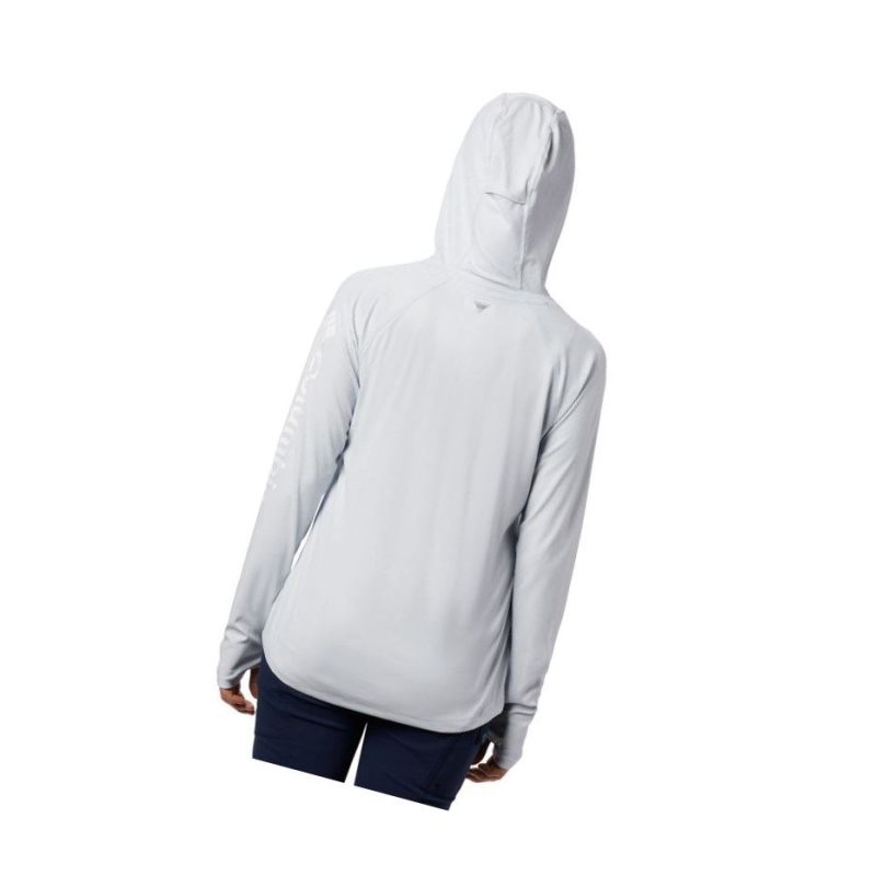 Columbia PFG Tidal Deflector Kapşonlu Kadın Gri | 82394-LOFN