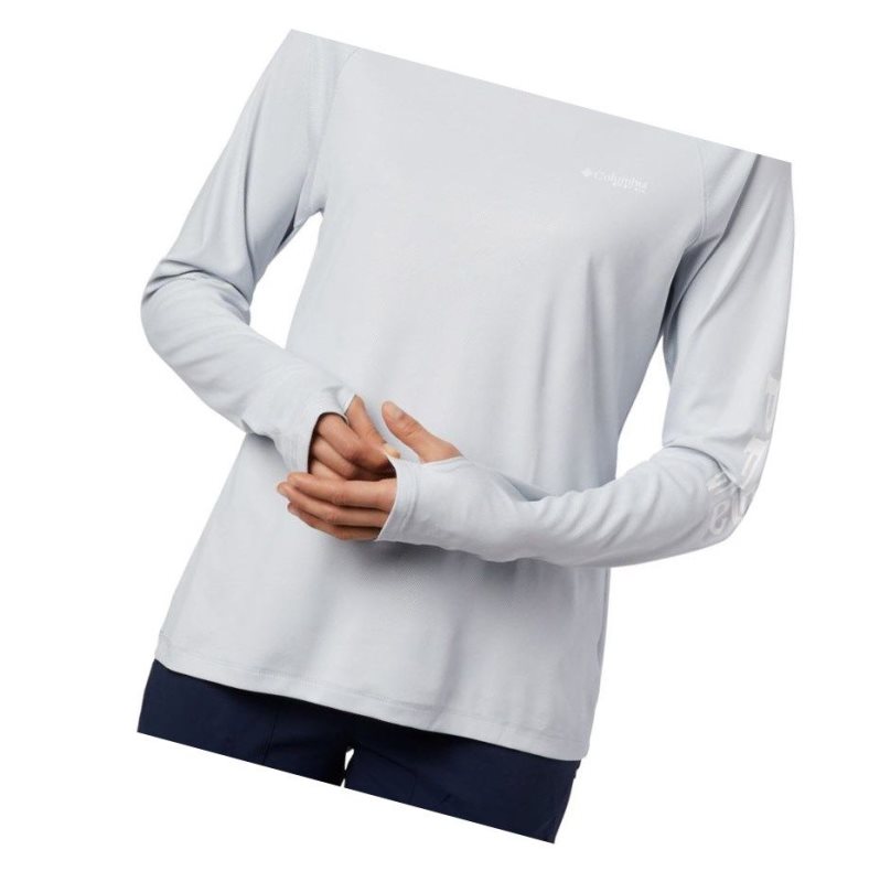Columbia PFG Tidal Deflector Kapşonlu Kadın Gri | 82394-LOFN