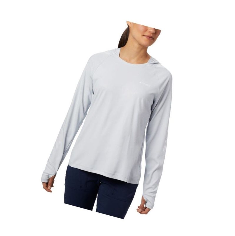 Columbia PFG Tidal Deflector Kapşonlu Kadın Gri | 82394-LOFN