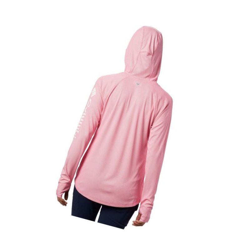 Columbia PFG Tidal Deflector Kapşonlu Kadın Pembe | 78594-DJSQ