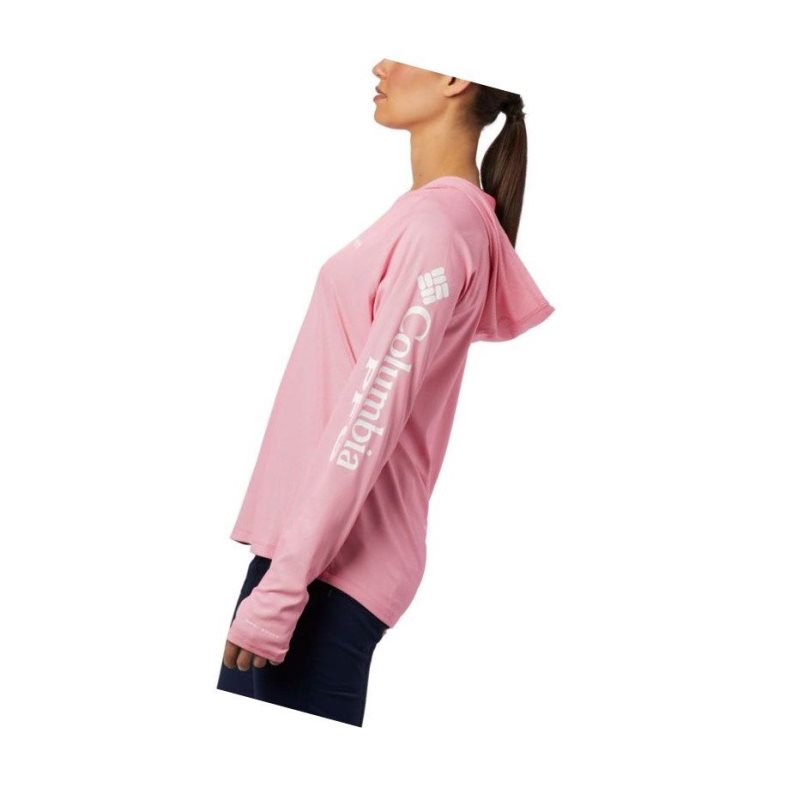 Columbia PFG Tidal Deflector Kapşonlu Kadın Pembe | 78594-DJSQ