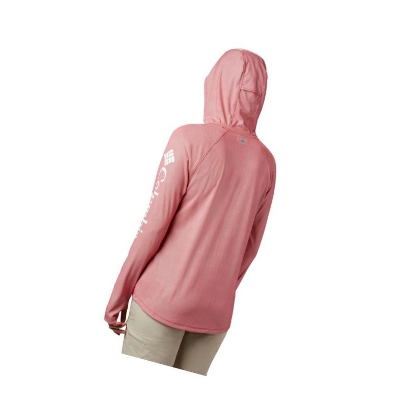 Columbia PFG Tidal Deflector Kapşonlu Kadın Kırmızı | 59134-ROGB