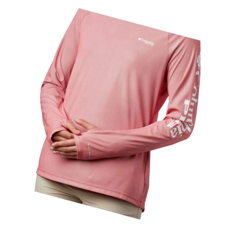 Columbia PFG Tidal Deflector Kapşonlu Kadın Kırmızı | 59134-ROGB