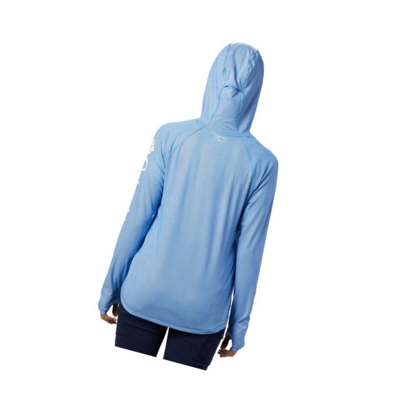 Columbia PFG Tidal Deflector Kapşonlu Kadın Mavi | 57218-PXAM