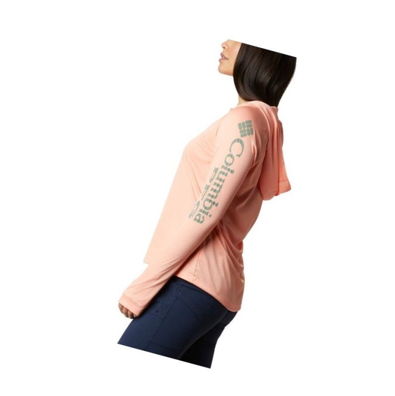 Columbia PFG Tidal Heather Kapşonlu Kadın Pembe | 04253-VZET