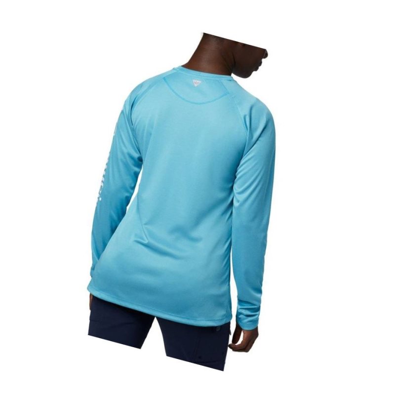 Columbia PFG Tidal Heather Long Sleeve Sweatshirt Kadın Beyaz | 27496-KVAW