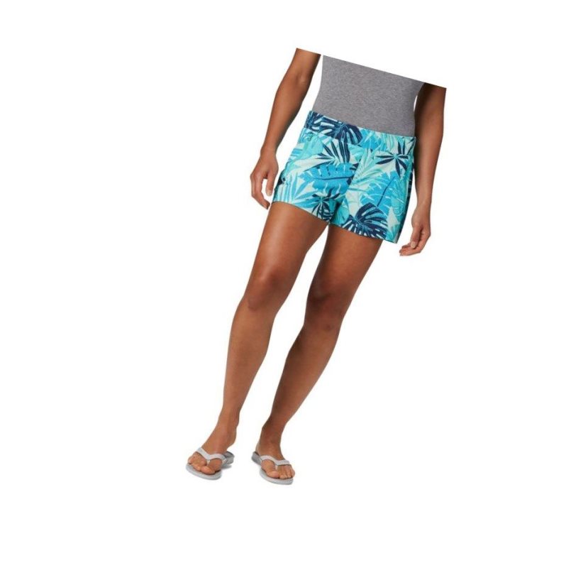Columbia PFG Tidal II Şort Kadın Mavi | 94815-TANP