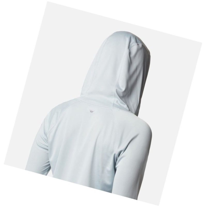 Columbia PFG Tidal Kapşonlu Kadın Gri Mavi | 82310-HFNC