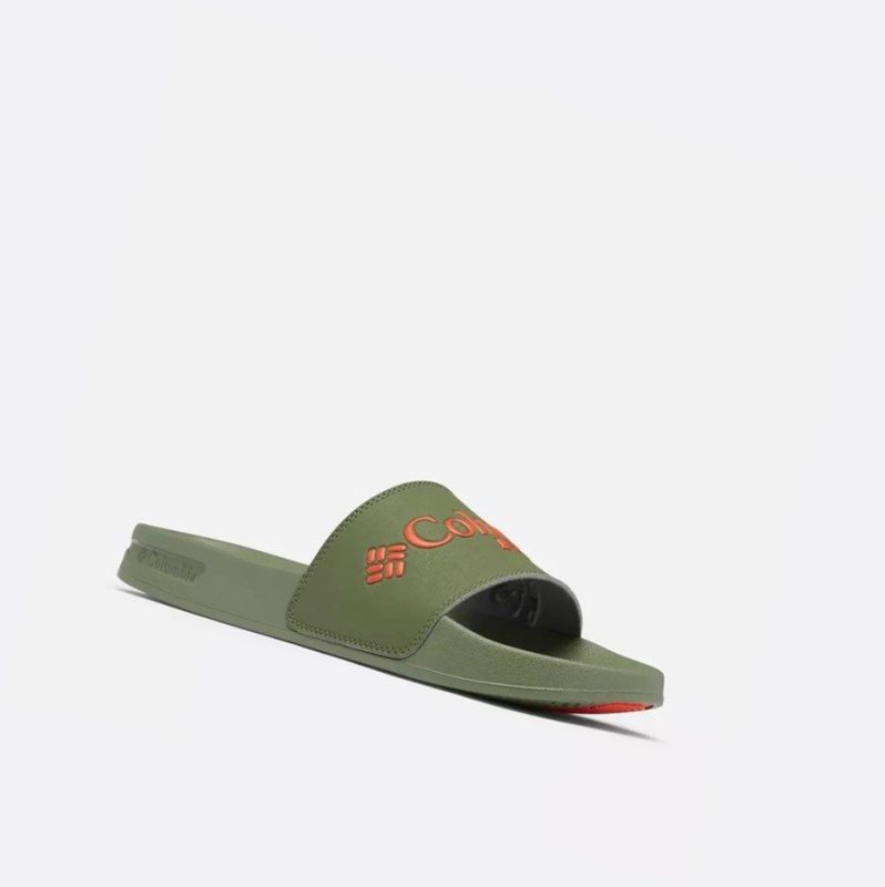 Columbia PFG Tidal Ray Slide Erkek Gri Yeşil Kırmızı | 95870-EKTP
