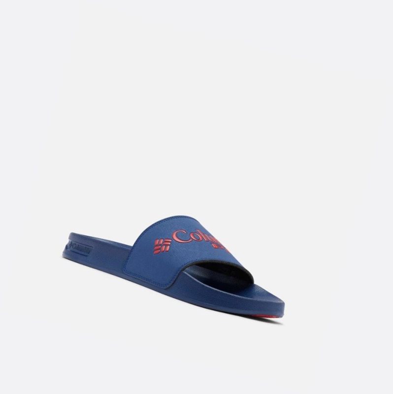 Columbia PFG Tidal Ray Slide Erkek Koyu Gri Açık Kırmızı | 50381-SPQE