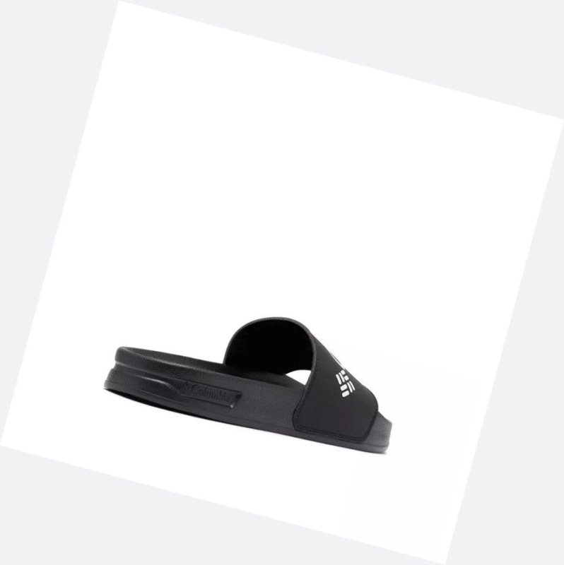 Columbia PFG Tidal Ray Slide Erkek Siyah Beyaz | 26874-BOTJ