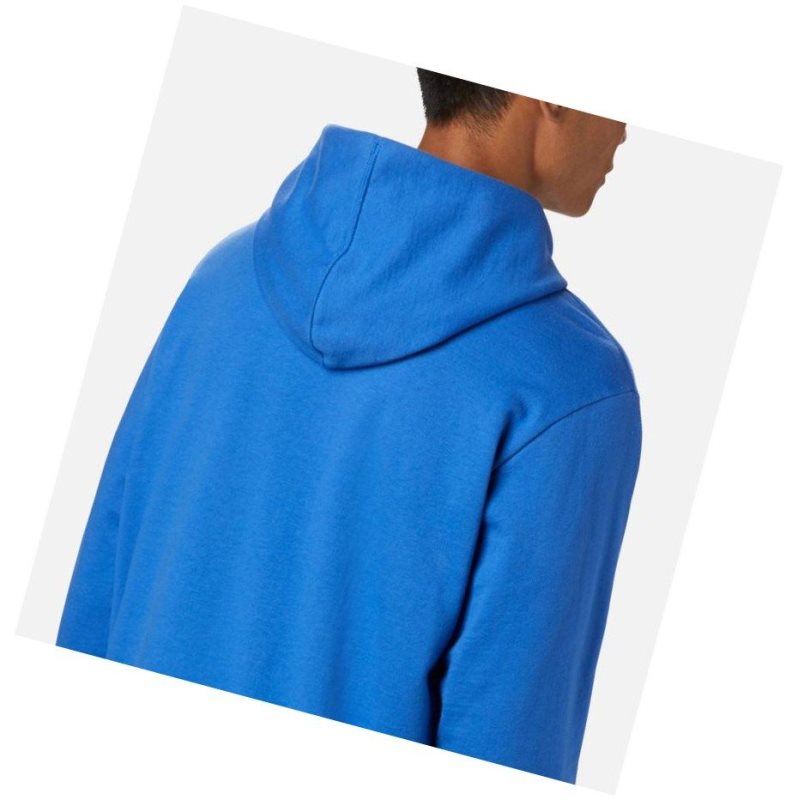 Columbia PFG Triangle Tall Kapşonlu Erkek Mavi Beyaz | 10298-USNX