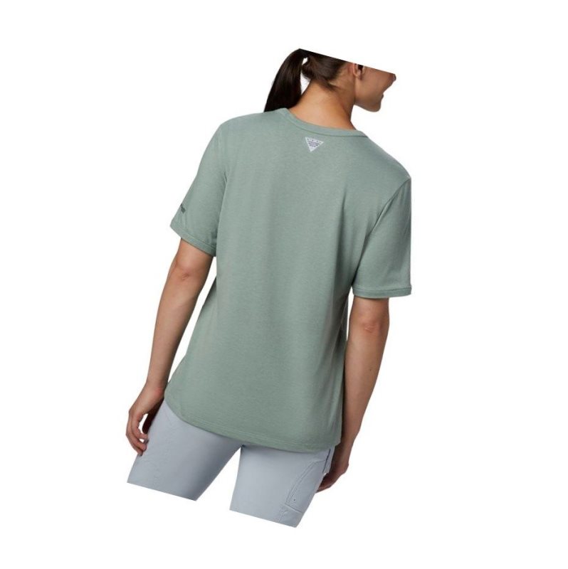 Columbia PFG Triangle Tişört Kadın Pembe | 07526-LORS