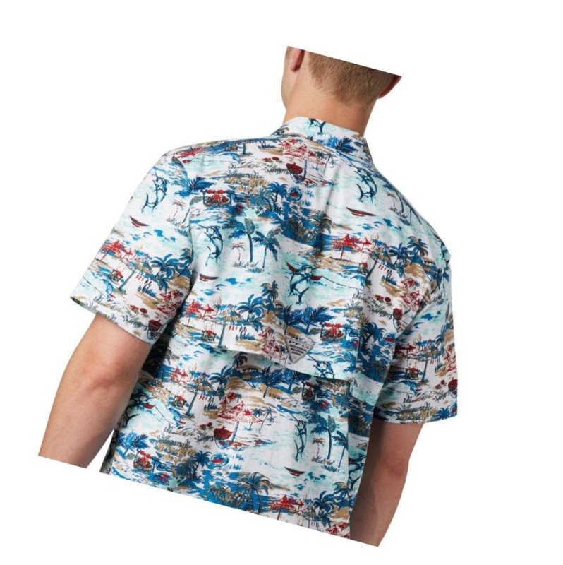 Columbia PFG Trollers Best Short Sleeve Gömlek Erkek Renkli | 20471-GJUA