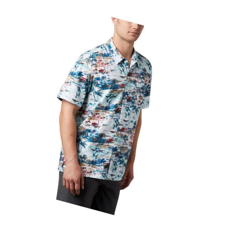 Columbia PFG Trollers Best Short Sleeve Gömlek Erkek Renkli | 20471-GJUA