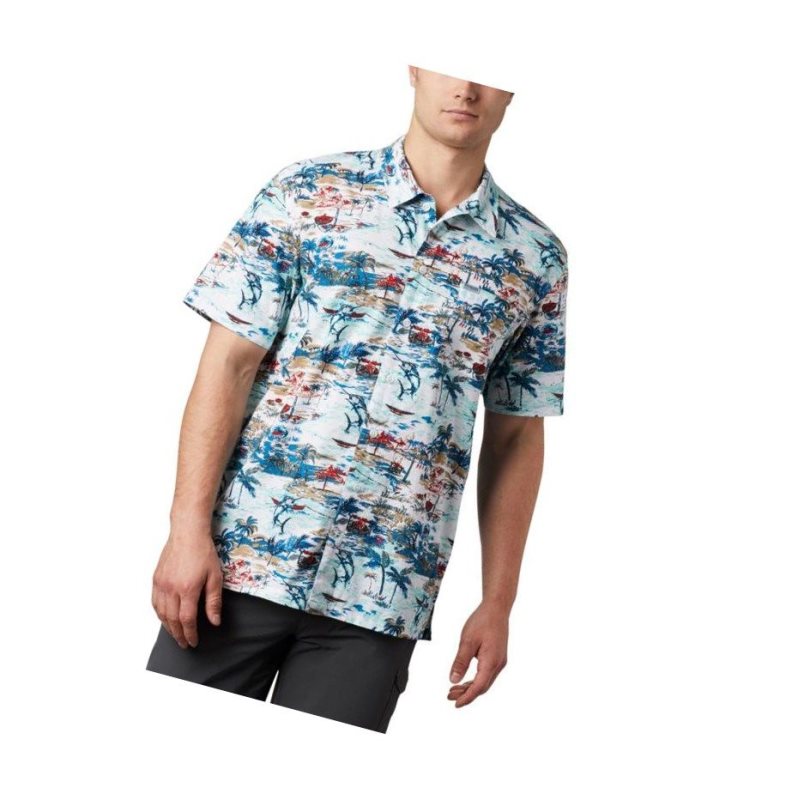 Columbia PFG Trollers Best Short Sleeve Gömlek Erkek Renkli | 20471-GJUA
