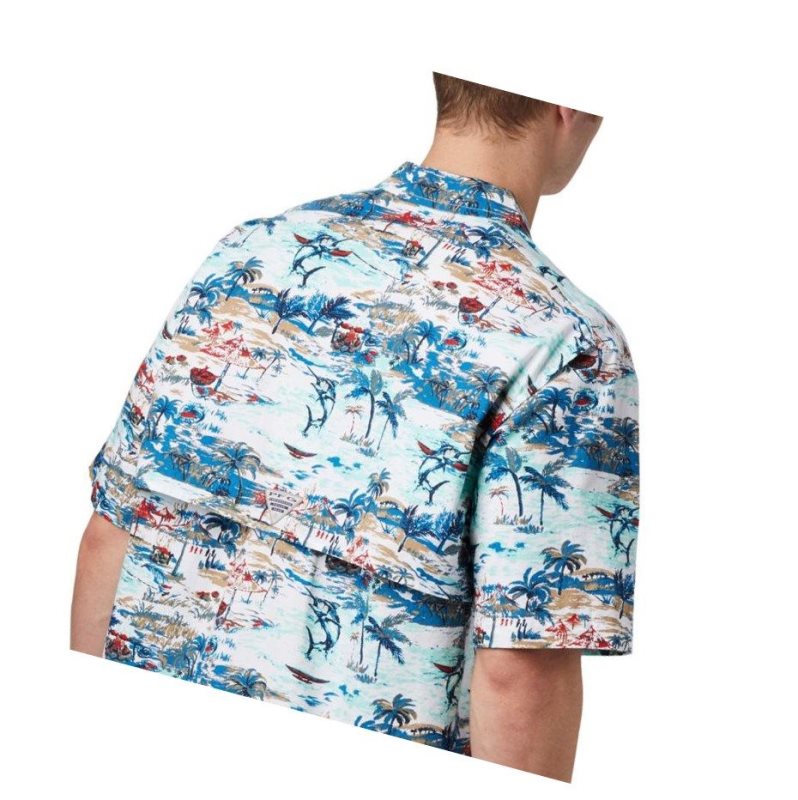 Columbia PFG Trollers Best Short Sleeve Tall Gömlek Erkek Renkli | 10948-MQXG