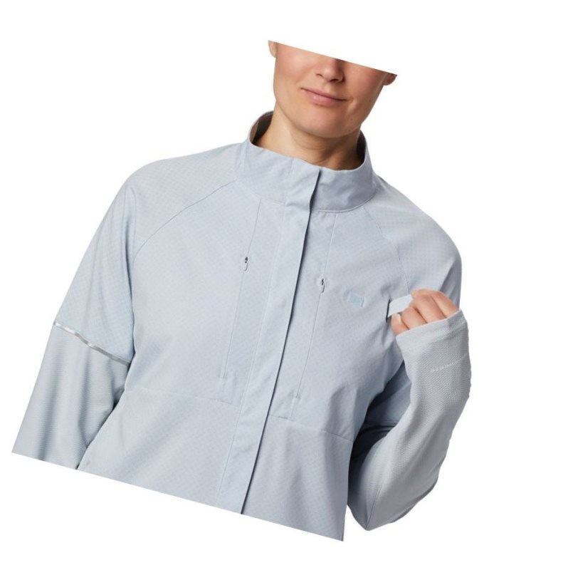Columbia PFG Ultimate Catch ZERO Long Sleeve Hybrid Gömlek Kadın Gri | 40397-VBPM