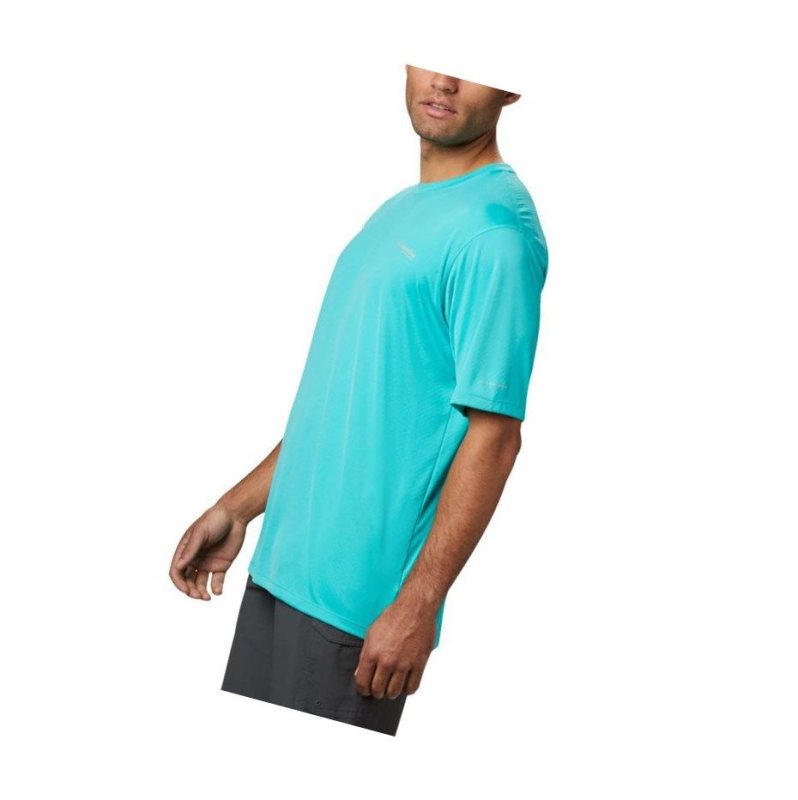 Columbia PFG Zero Rules Short Sleeve Tişört Erkek Açık Turkuaz | 75429-BEPX